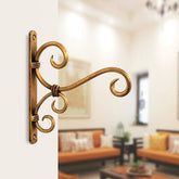 Wall mounted Lantern/Diya & Bird Feeder set of 4 Golden - Decorlay